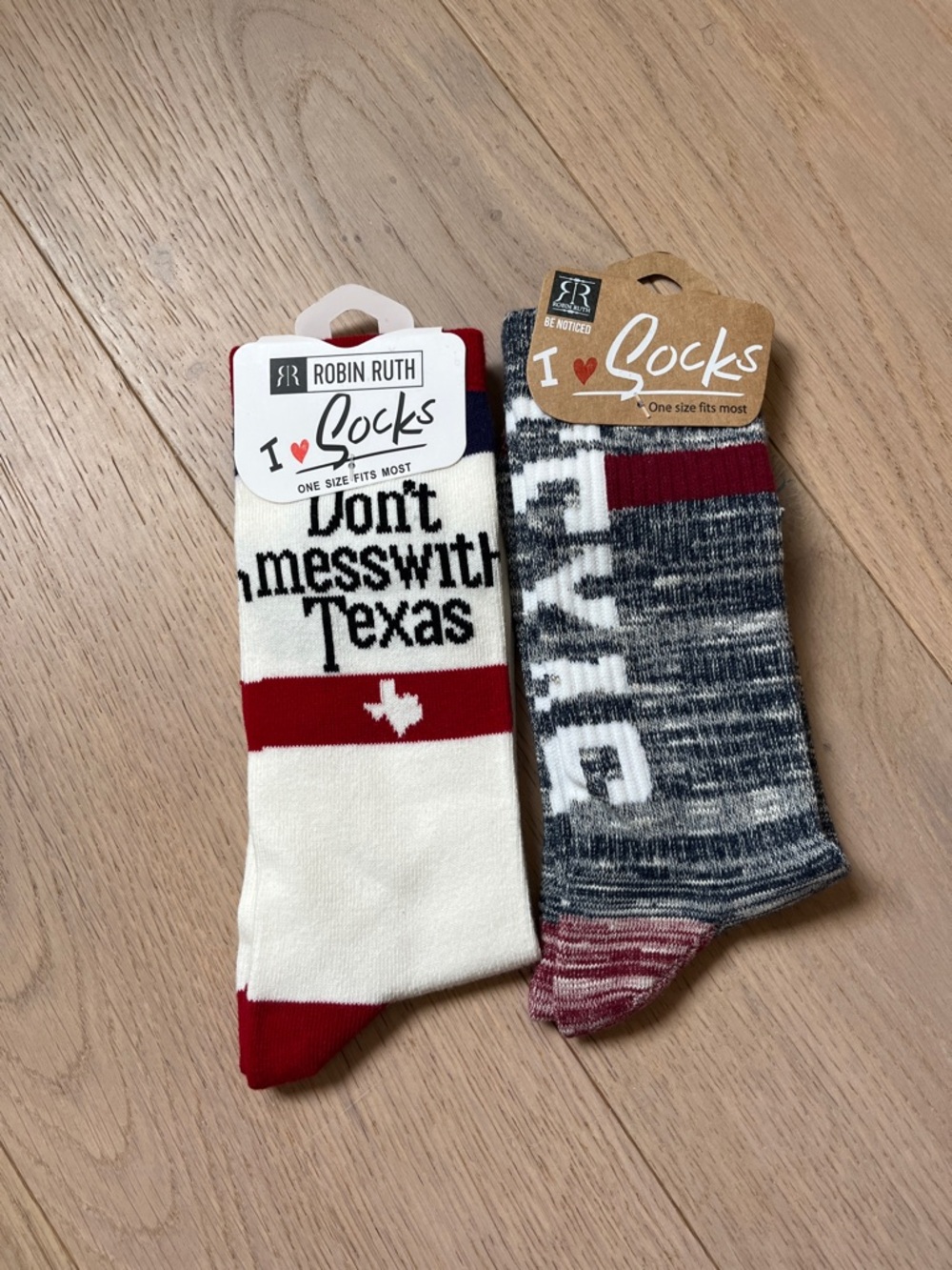 Robin Ruth Men's Crew Socks - TEXAS